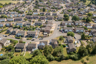 A stock image of houses 